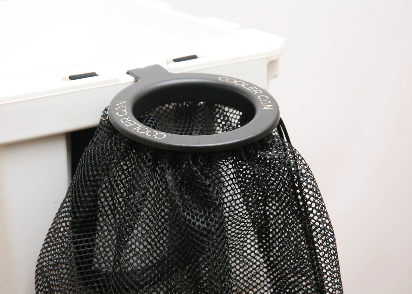 Cooler Can - Outdoor Cooler Trash Can Accessory - Matte Black Finish