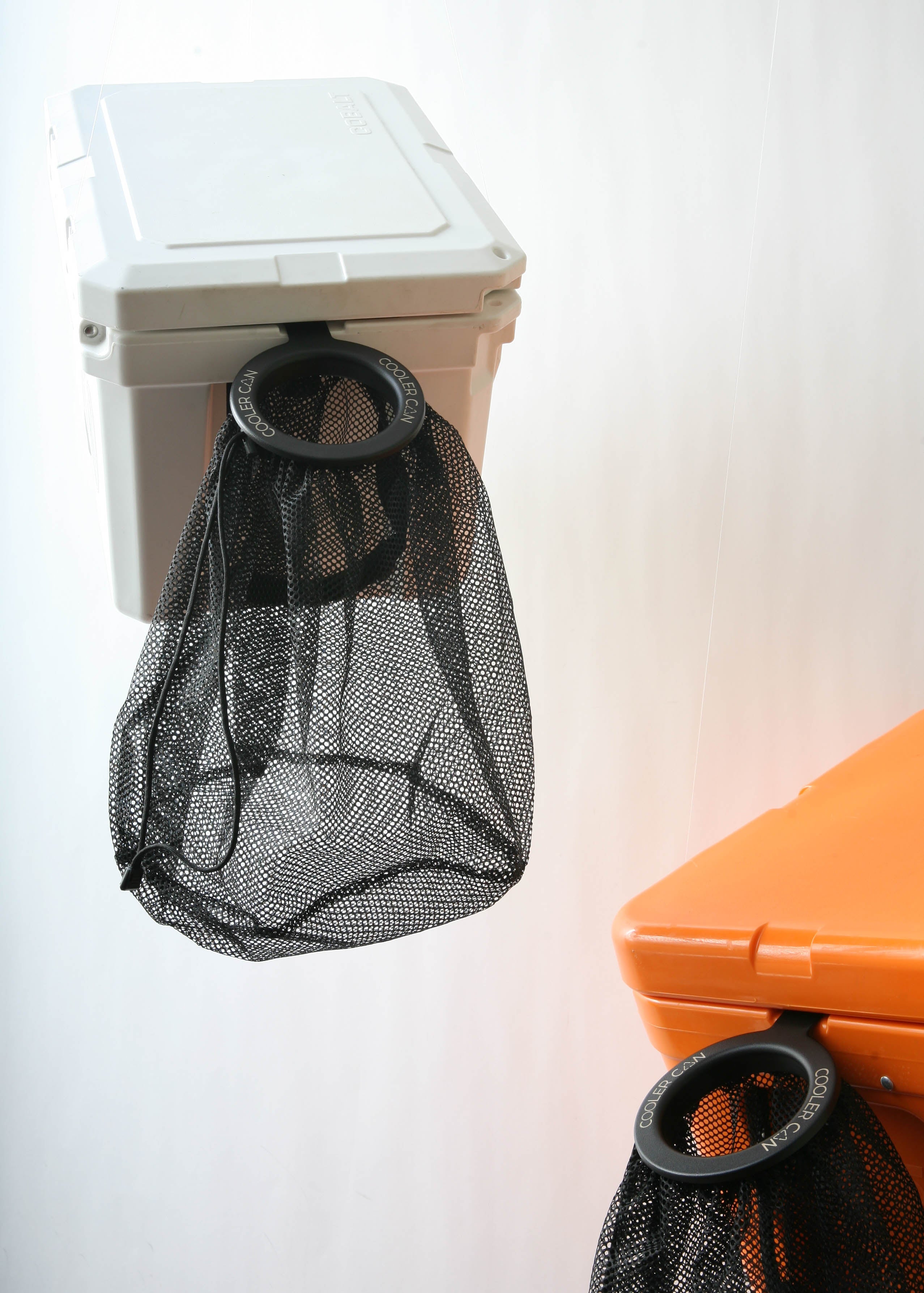 Cooler Can - Outdoor Cooler Trash Can Accessory - Matte Black